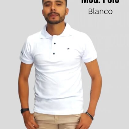 POLO CABALLERO BLANCO