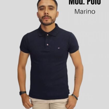 POLO CABALLERO MARINO
