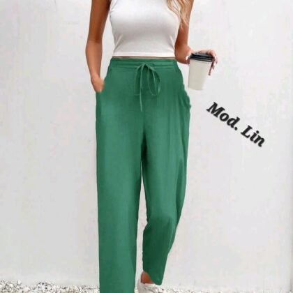PANTALON LIN MENTA.