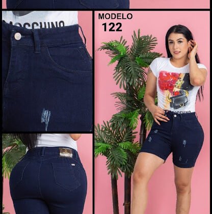Short de mezclilla Itzi 122 REBAJADO