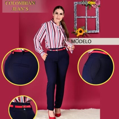 Pantalón de vestir camila marino