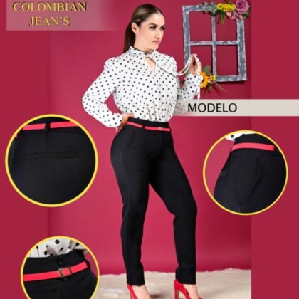 Pantalon de vestir camila negro
