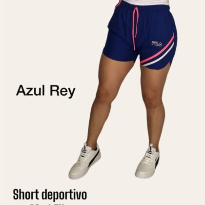SHORT DE DAMA FILA AZUL REY