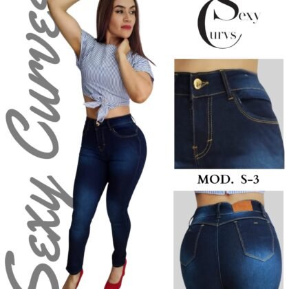 PANTALON DE MEZCLILLA SEXY CURVES S-3 REBAJADO