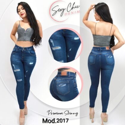 PANTALON DE MEZCLILLA SEXY CHIC 2017 REBAJADO
