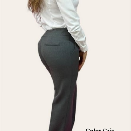 Pantalón de vestir gris JM