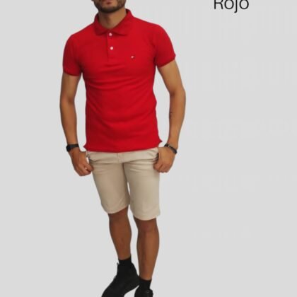 POLO CABALLERO ROJO