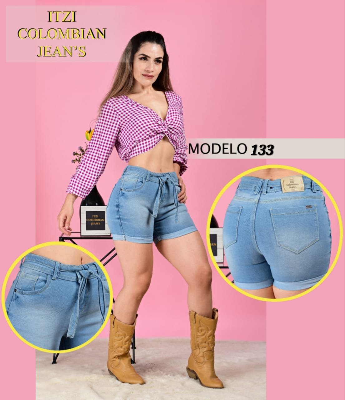 Short de mezclilla Itzi 133