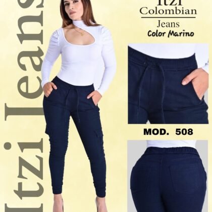 Jogger de gabardina Itzi 508 marino.