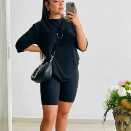 CONJUNTO A-64 NEGRO.