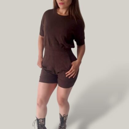 CONJUNTO A-61 CHOCOLATE UNITALLA (30 A 34).