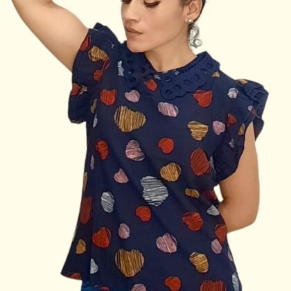 BLUSA 496 MARINO UNITALLA (30 A 36) .