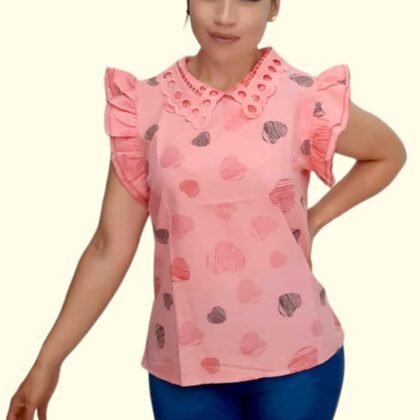 BLUSA 496 ROSA UNITALLA (30 A 36) .