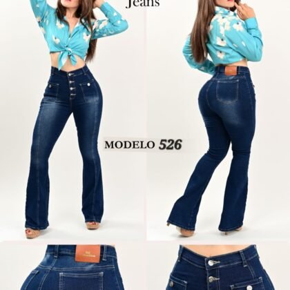 PANTALON DE MEZCLILLA ACAMPANADO 526.