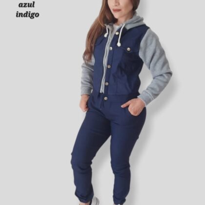 CONJUNTO A-38 AZUL INDIGO UNITALLA (30-34).
