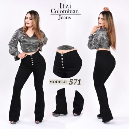PANTALON DE MEZCLILLA ACAMPANADO 571.