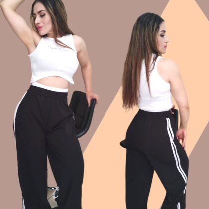 CONJUNTO A-87 NEGRO/BLANCO UNITALLA (30 A 34).