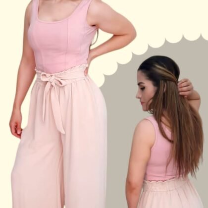 PANTALON LIN 11 BEIGE UNITALLA (32 A 36).