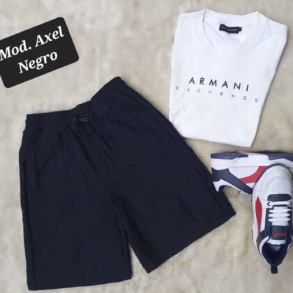 SHORT AXEL NEGRO TALLA EXTRA.