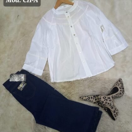 BLUSA DAMA CH-A BLANCO.