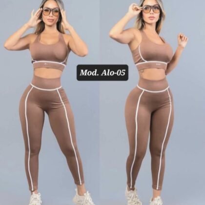 CONJUNTO DEPORTIVO ALO-05 CAQUI UNITALLA (30 A 34)