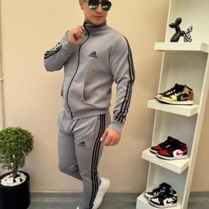 DEPORTIVO ADIDAS CABALLERO GRIS/NEGRO