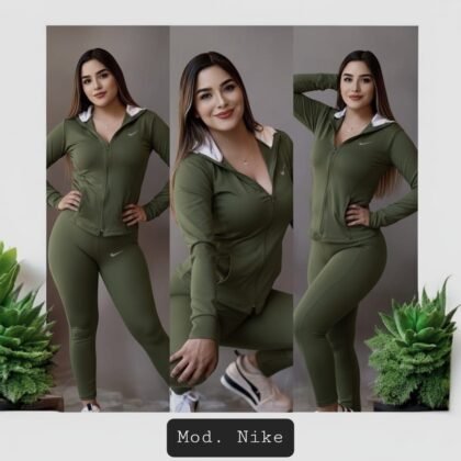 CONJUNTO DEPORTIVO DAMA NIKE MILITAR UNITALLA (30 A 34)