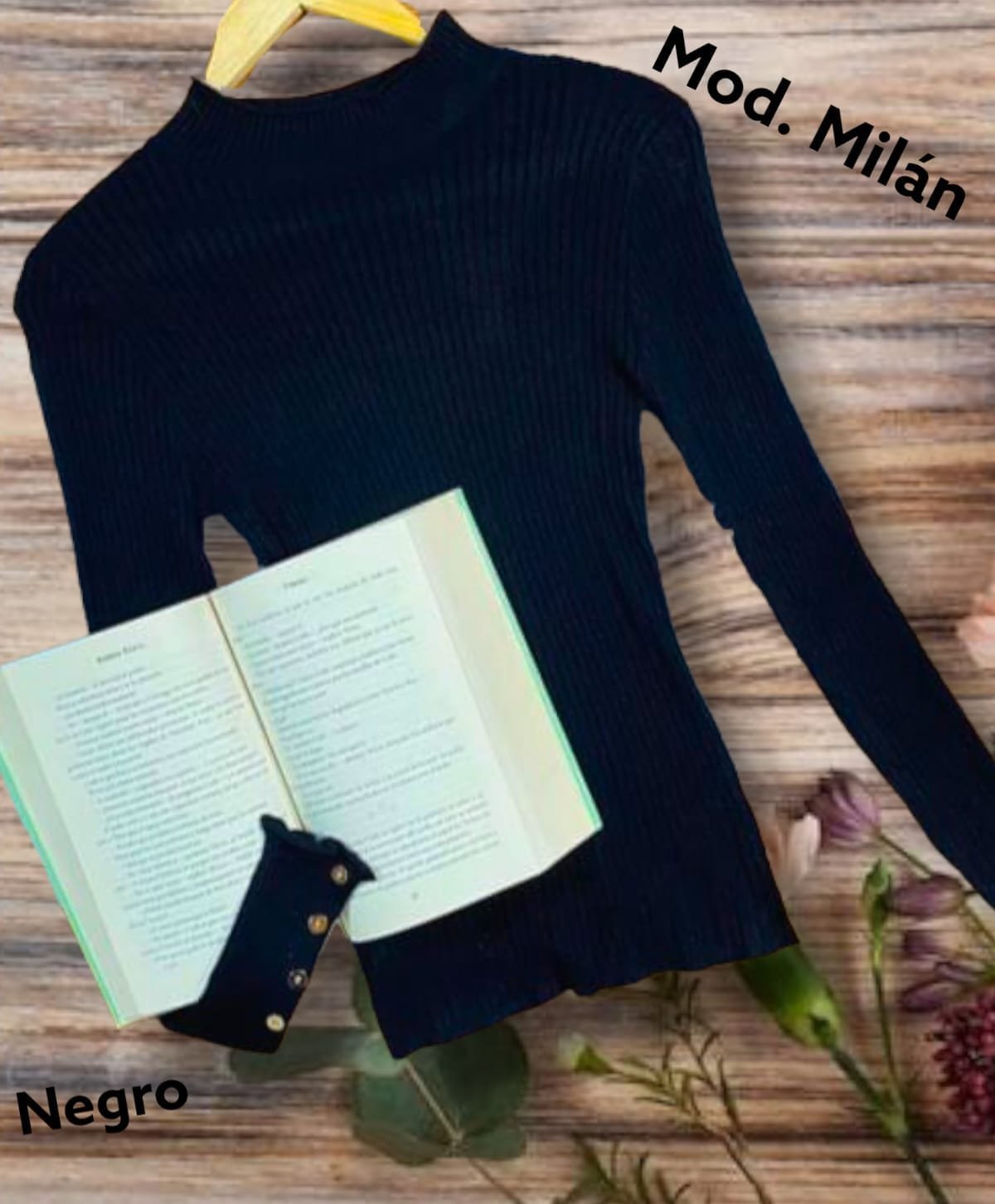 SUETER MILAN NEGRO UNITALLA (30-32).