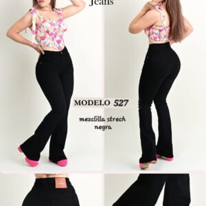PANTALON DE MEZCLILLA ACAMPANADO 527.