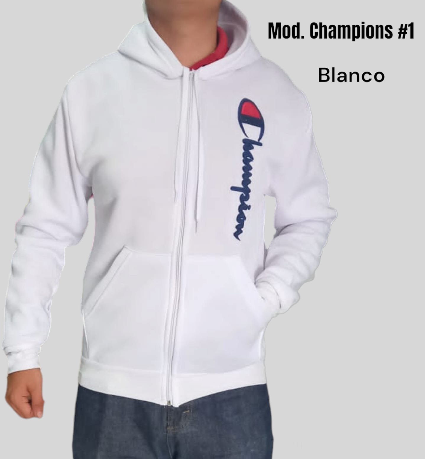 CHAMARRA CHAMPIONS #1 BLANCO.