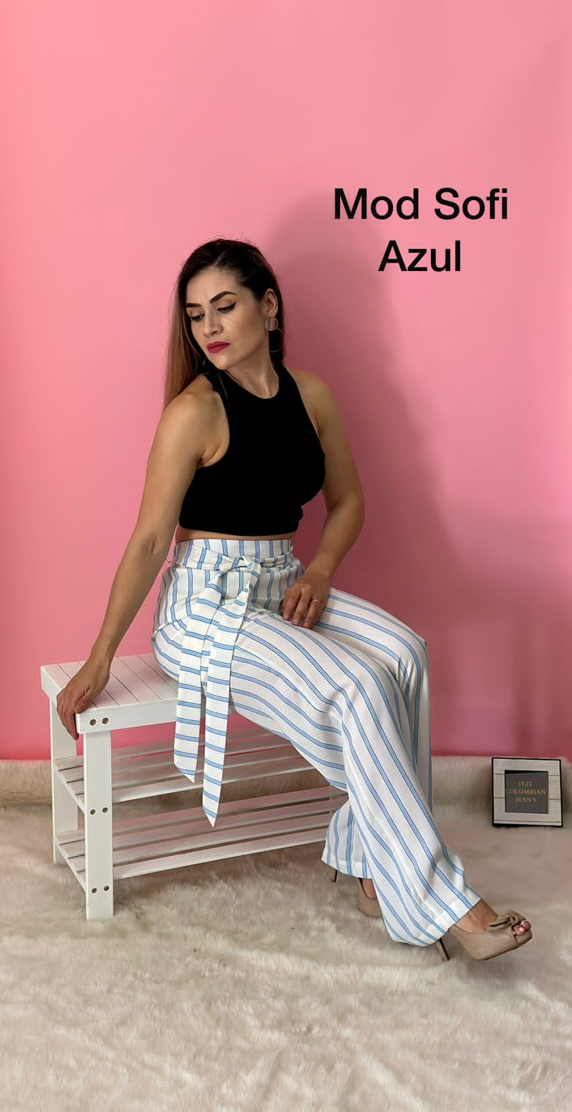PANTALON SOFIA AZUL.