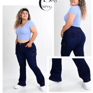PANTALON ACAMPANADO CARGO SEXY CURVES S-83.
