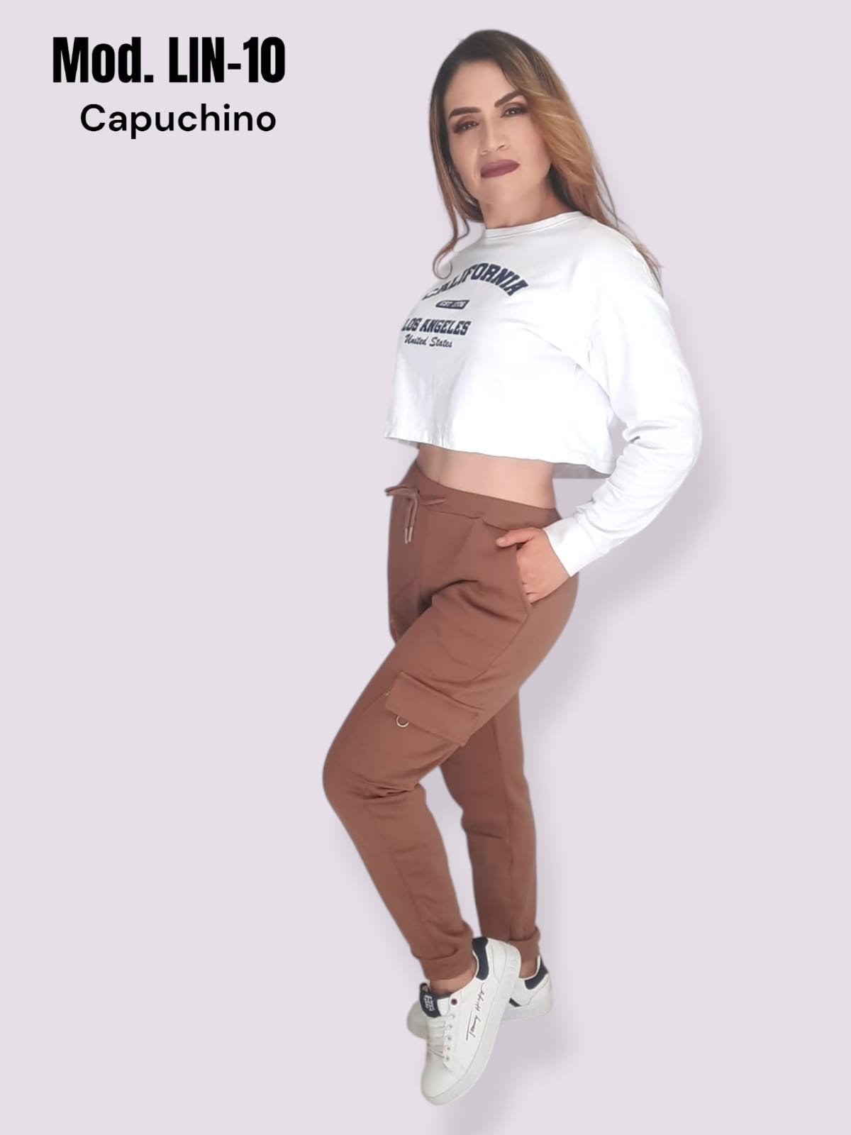 PANTS LIN-10 CAPUCHINO.
