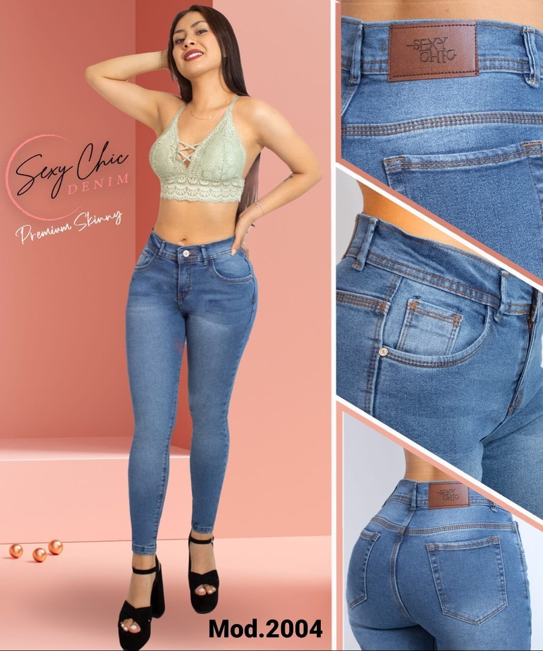PANTALON DE MEZCLILLA SEXY CHIC 2004