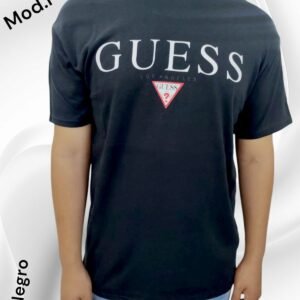 PLAYERA DE CABALLERO P 92 NEGRO.