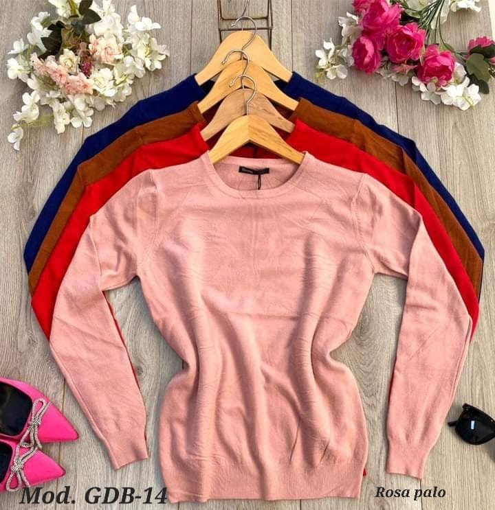 BLUSA DE TEJIDO GDB-14 ROSA UNITALLA.