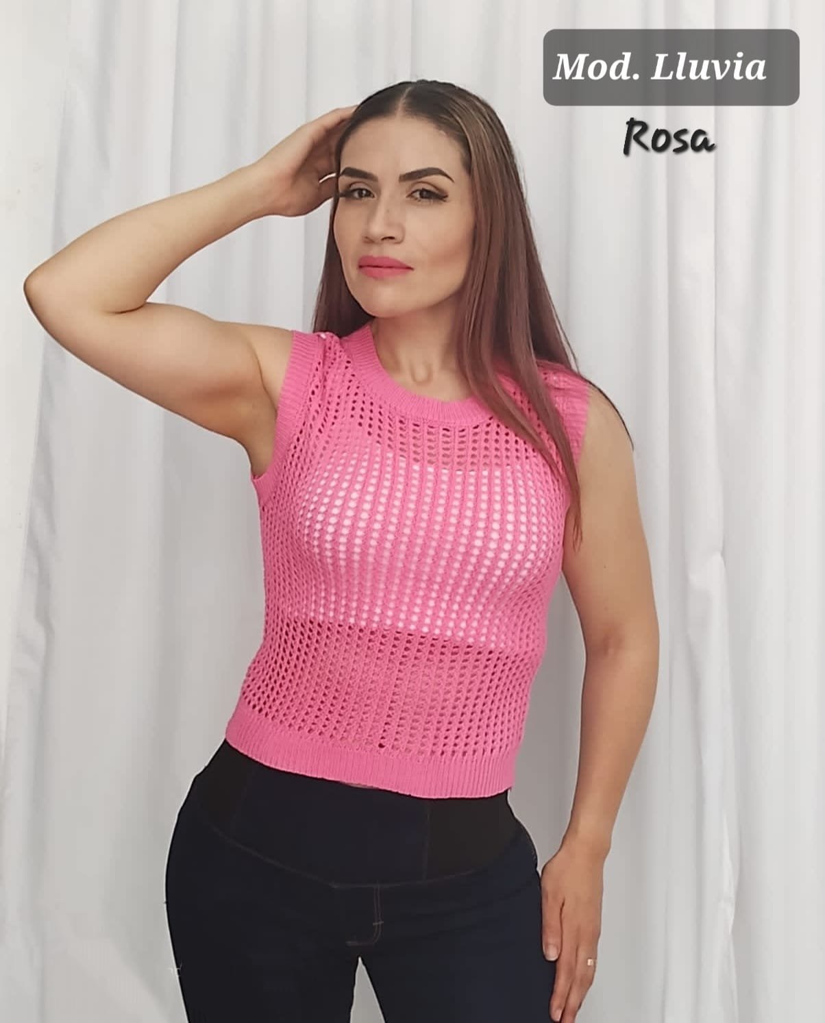 BLUSA LLUVIA ROSA UNITALLA (30-34).