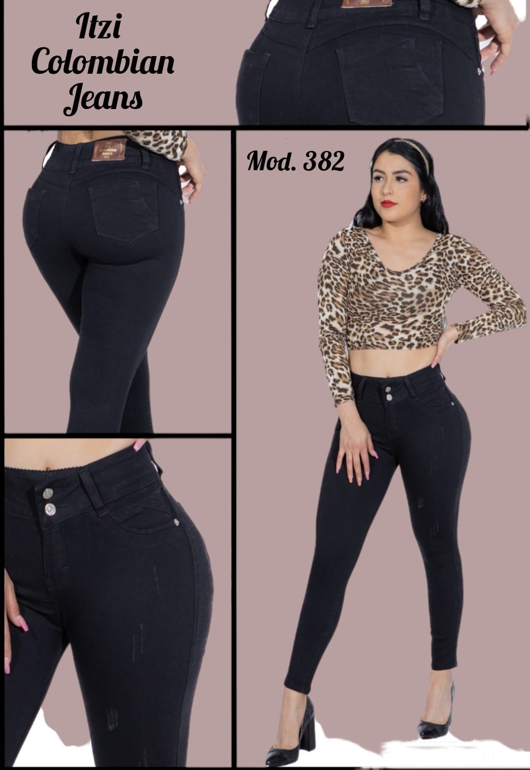 Pantalón de mezclilla Itzi 382