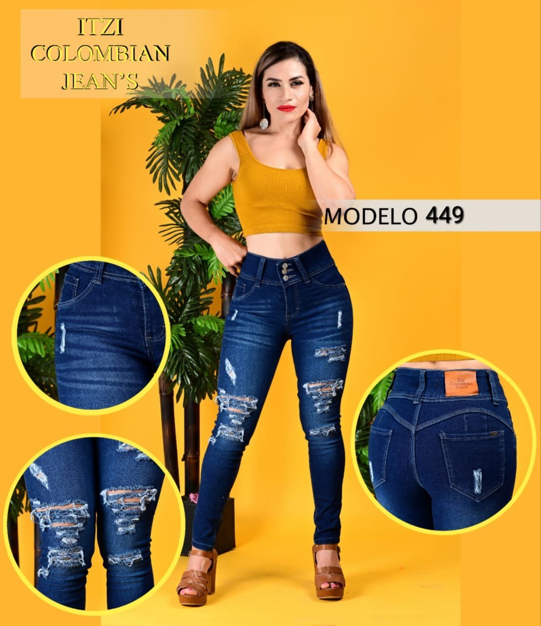 Pantalón de mezclilla Itzi 449