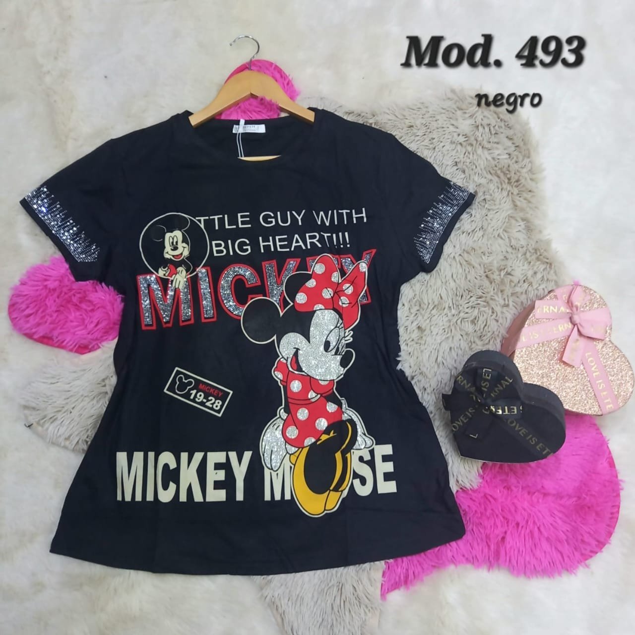 BLUSA 493 OVERSIZE NEGRO.