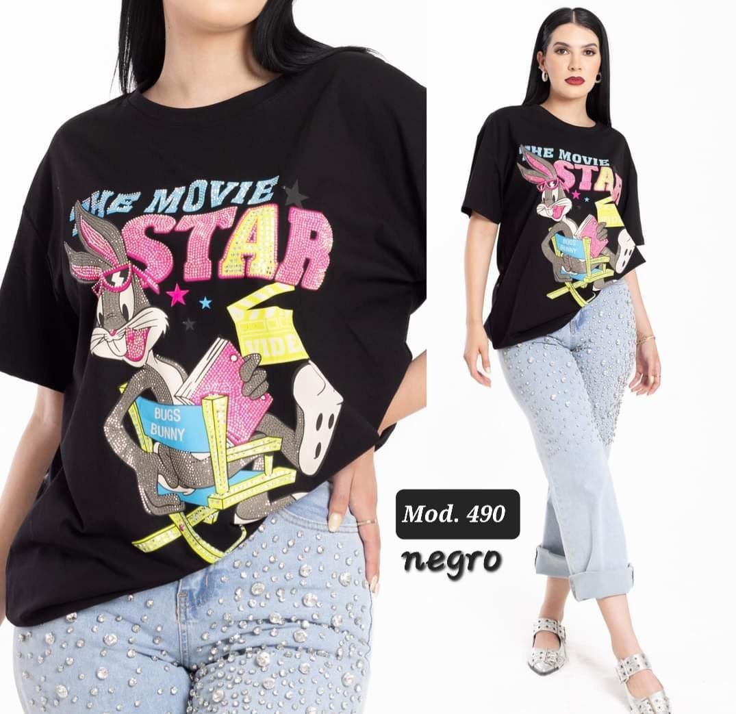 BLUSA 490 NEGRO.