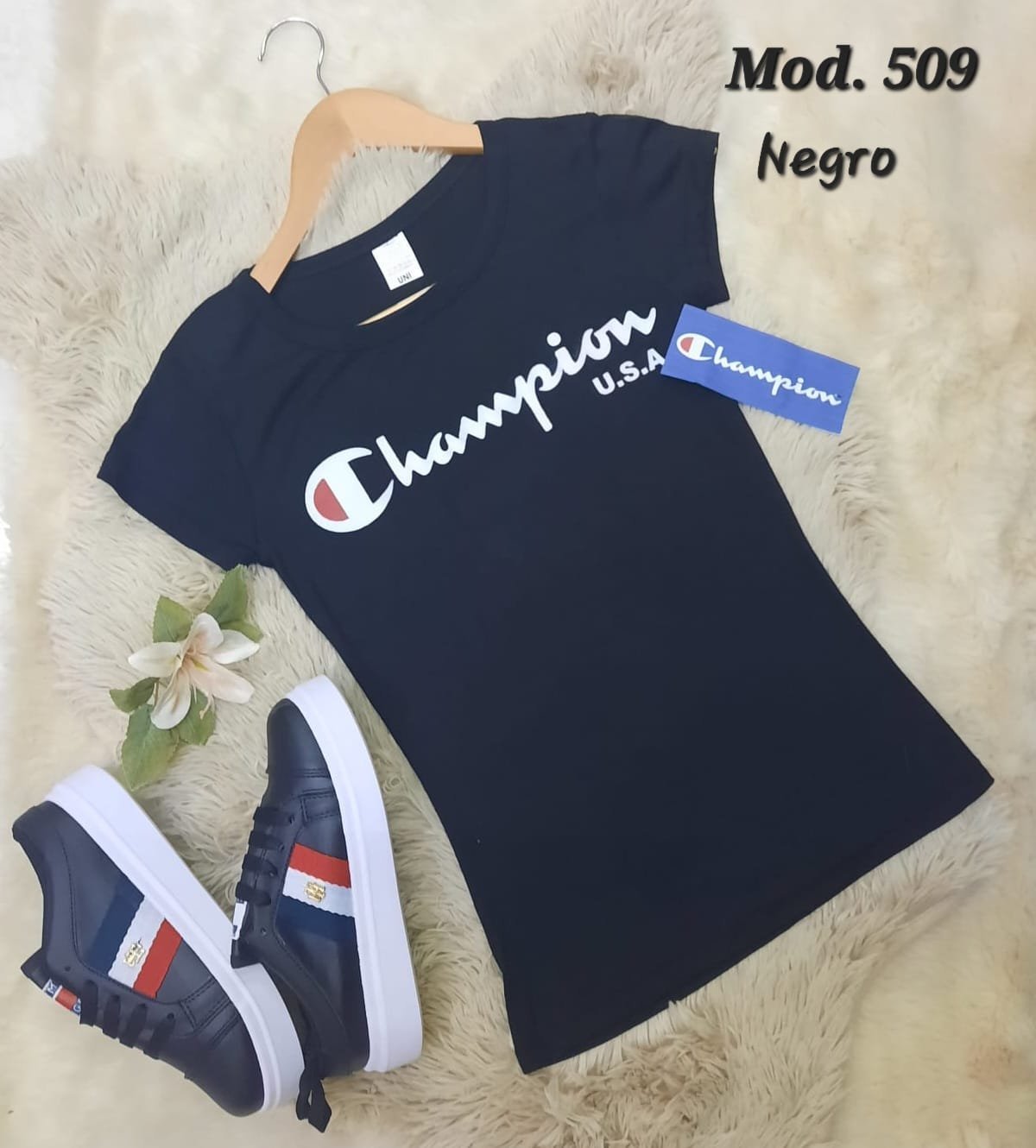 BLUSA 509 NEGRO UNITALLA (30-34).