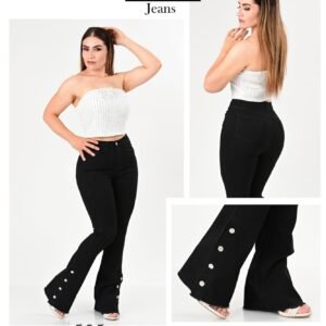 PANTALON DE MEZCLILLA ACAMPANADO 585.