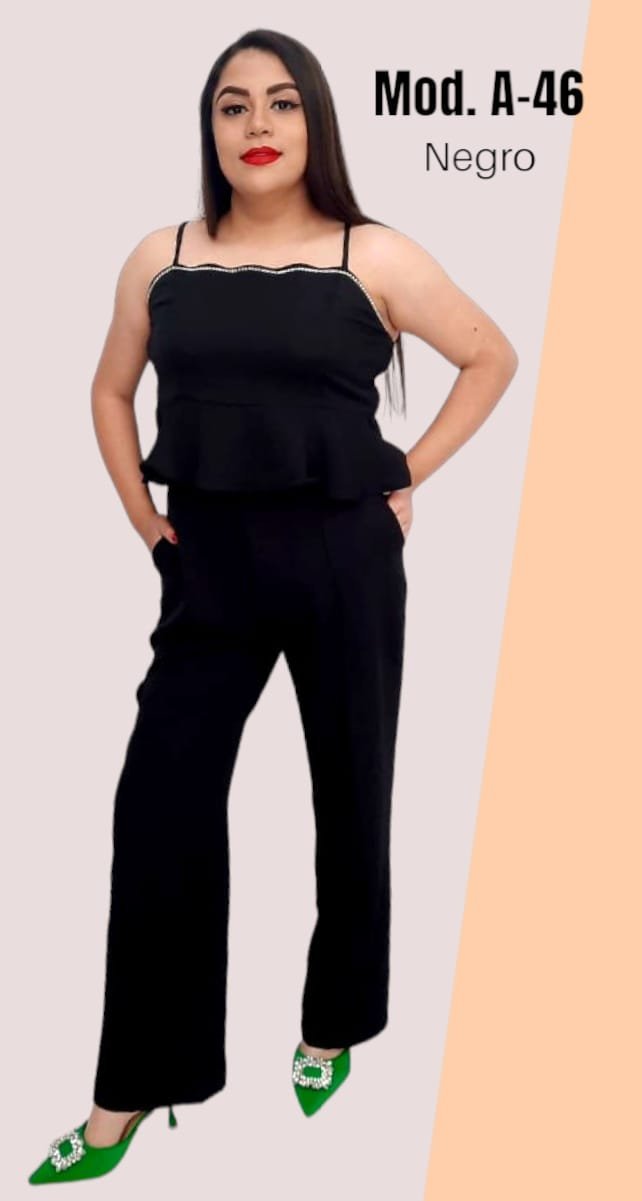 CONJUNTO A-46 NEGRO (UNITALLA 32 A 36).