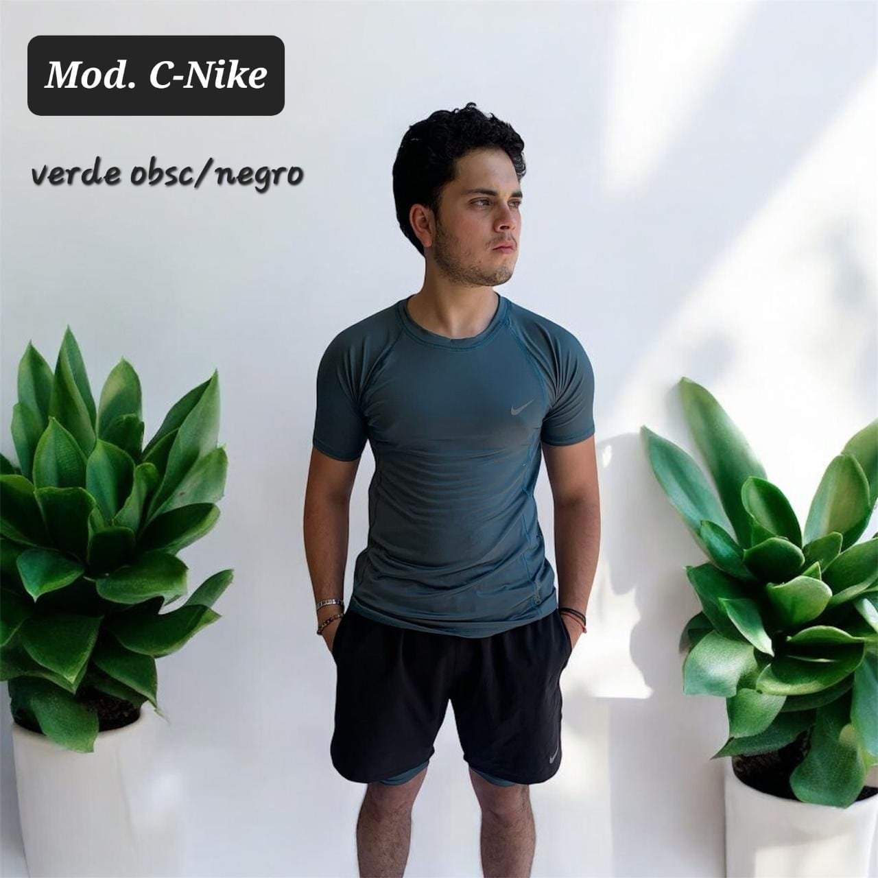 CONJUNTO C-NIKE VERDE/NEGRO UNITALLA (30 A 34)