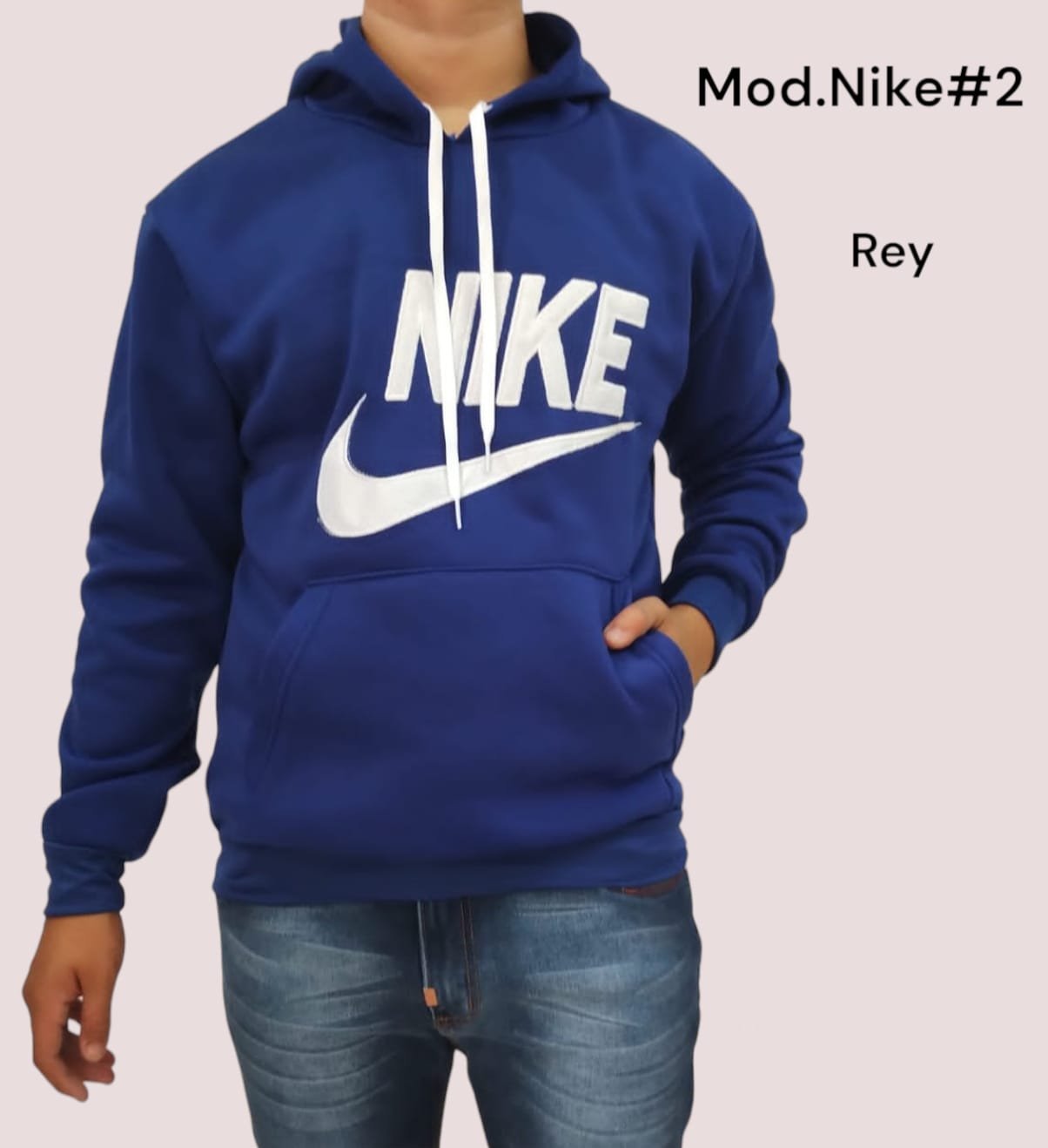 SUDADERA CABALLERO NIKE REY.