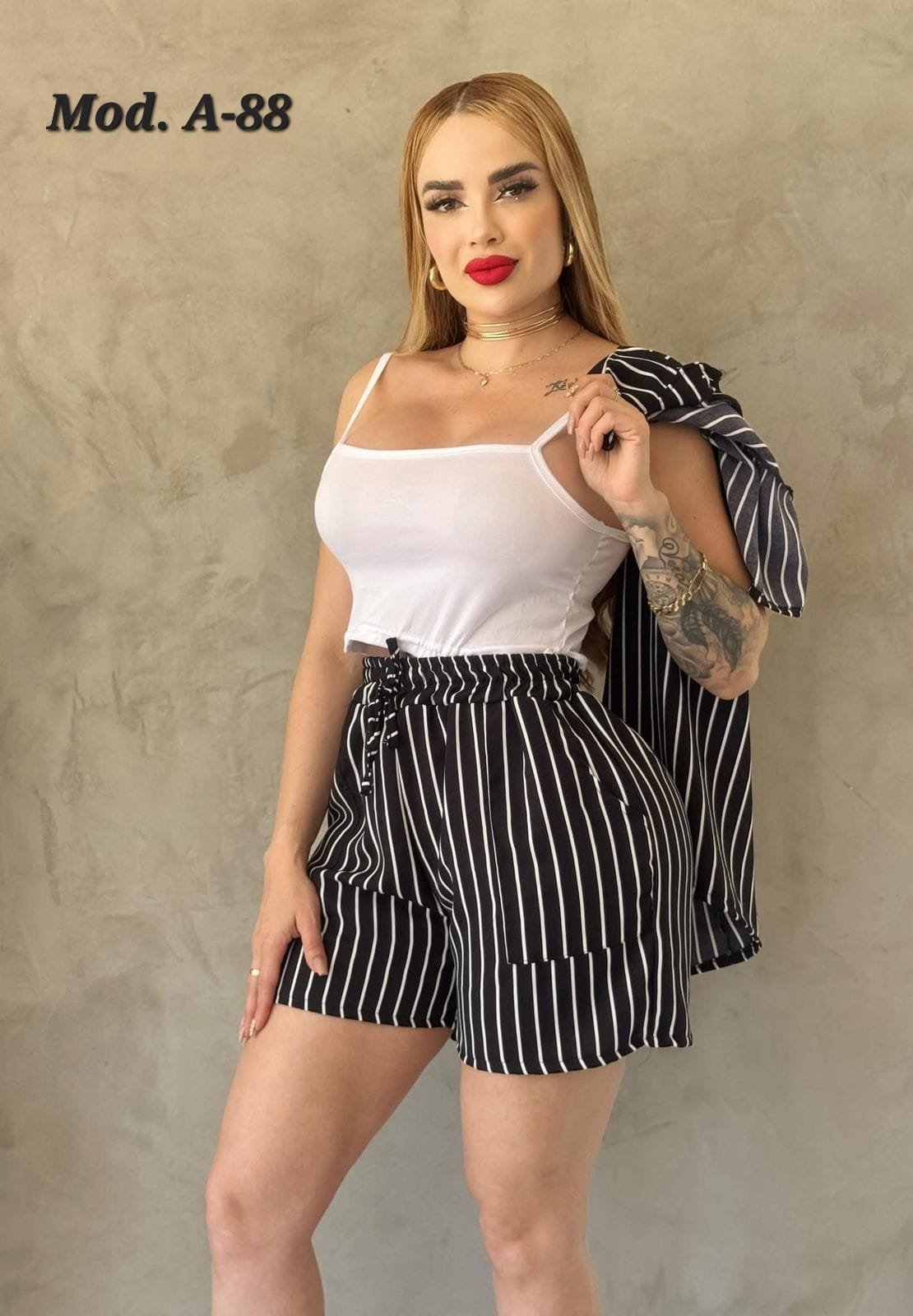 CONJUNTO A-88 NEGRO UNITALLA (30 A 34)