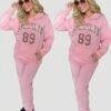 CONJUNTO PANTS DAMA B-89 ROSA TALLA M/L (32 A 36).