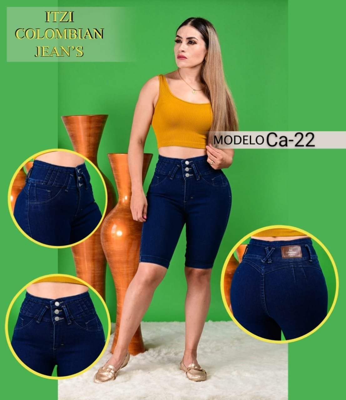 Capri de mezclilla Itzi CA-22 REBAJADO