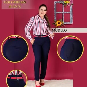 Pantalón de vestir camila marino